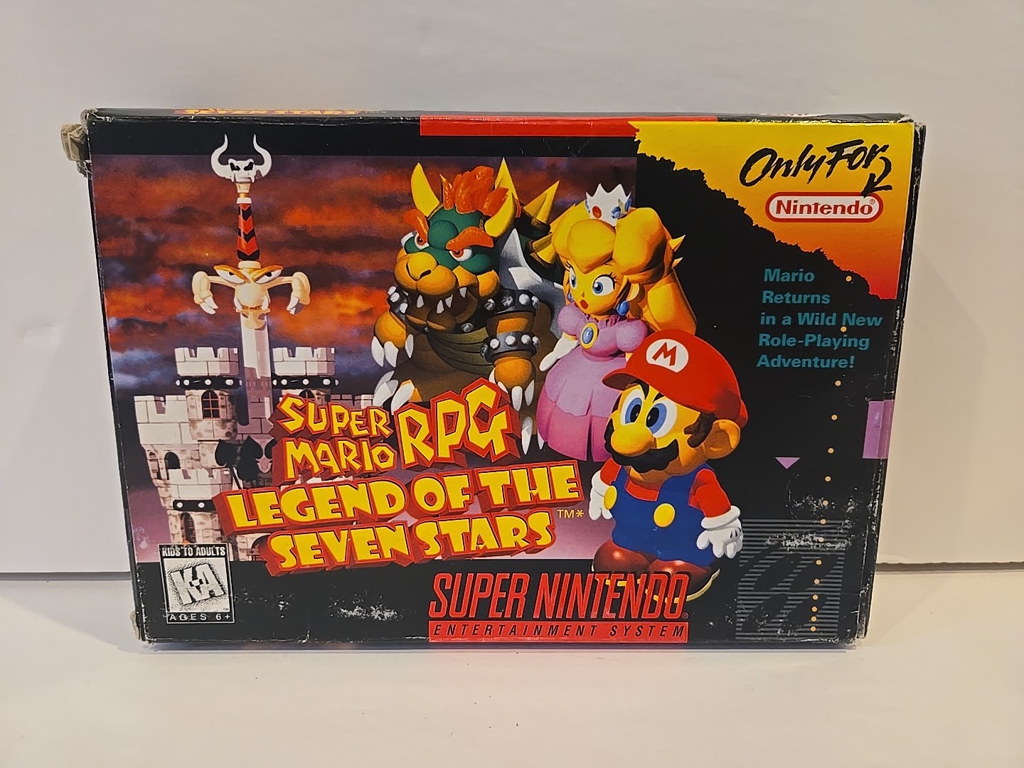 Super Mario RPG (Super Nintendo SNES) Box And Game No Manual