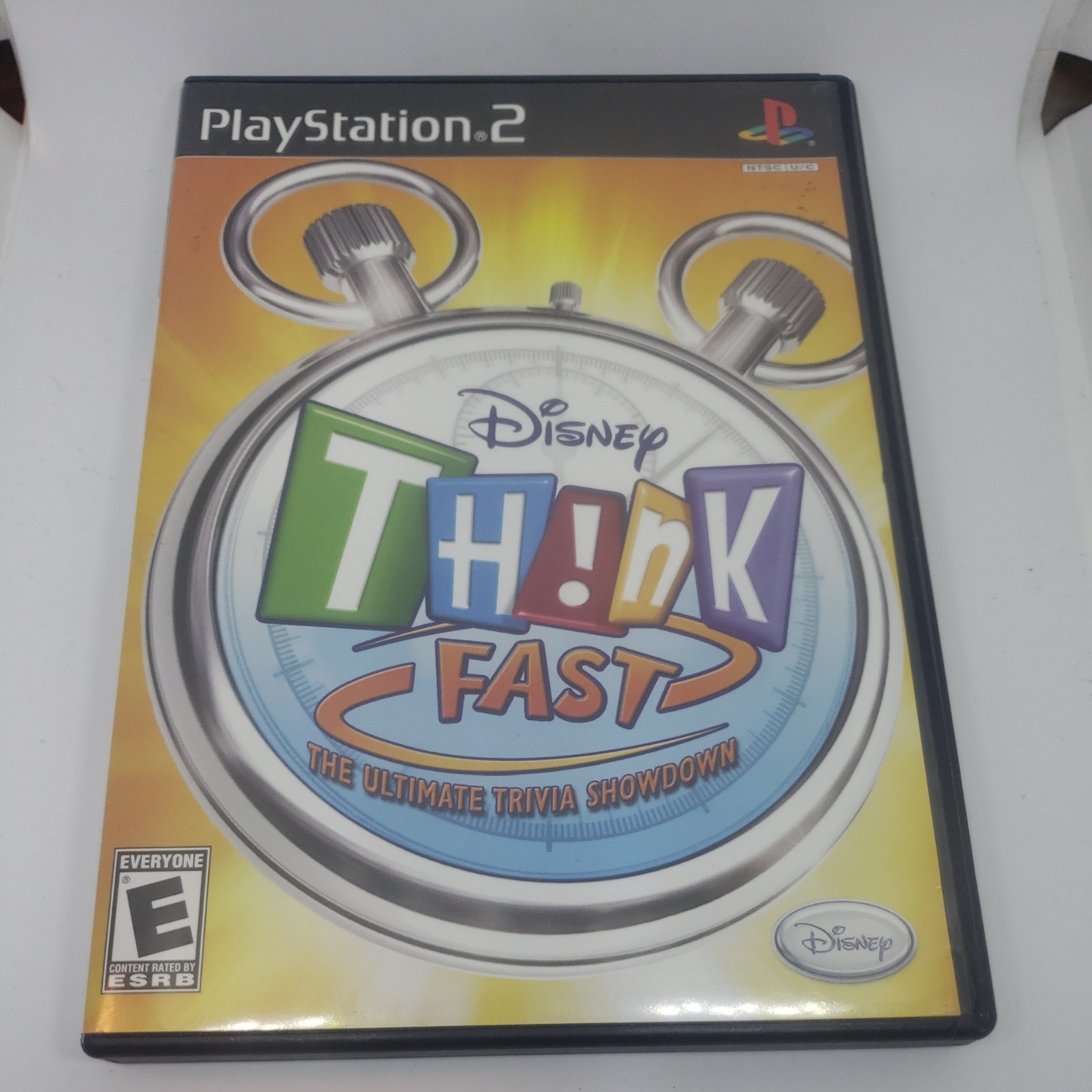 Disney Think Fast: The Ultimate Trivia Showdown for Playstation 2 PS2 Complete