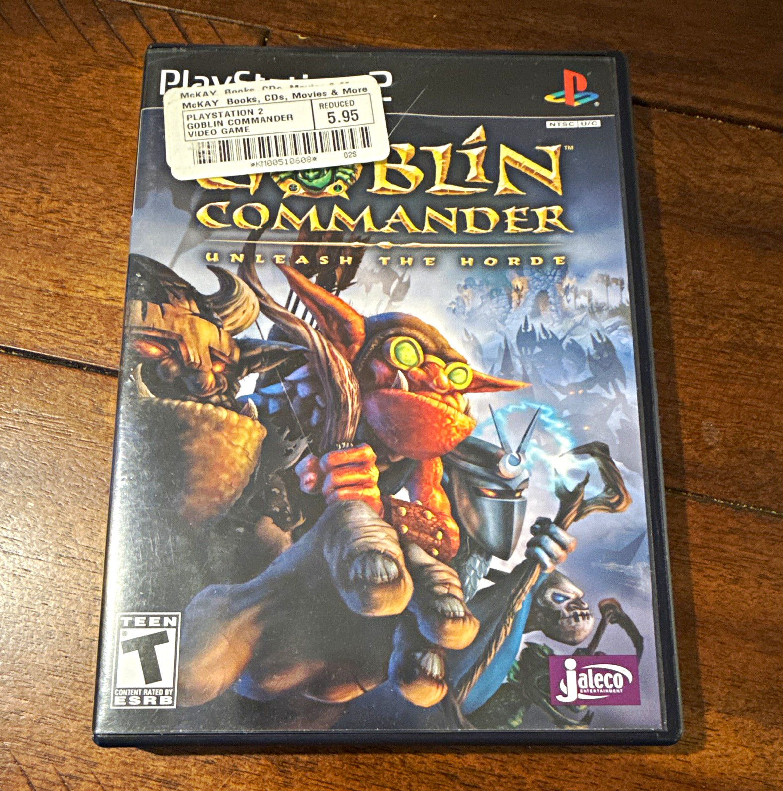 Jaleco Goblin Commander: Unleash the Horde (Sony PlayStation 2) CIB Manual