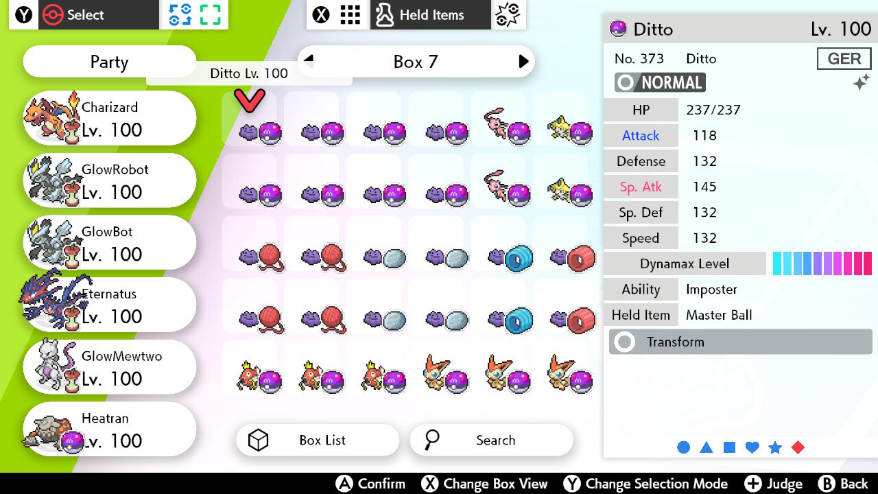 4 x ? Shiny ? 6IV Foreign Masuda Ditto Brilliant Diamond Shining Pearl BDSP SCVI