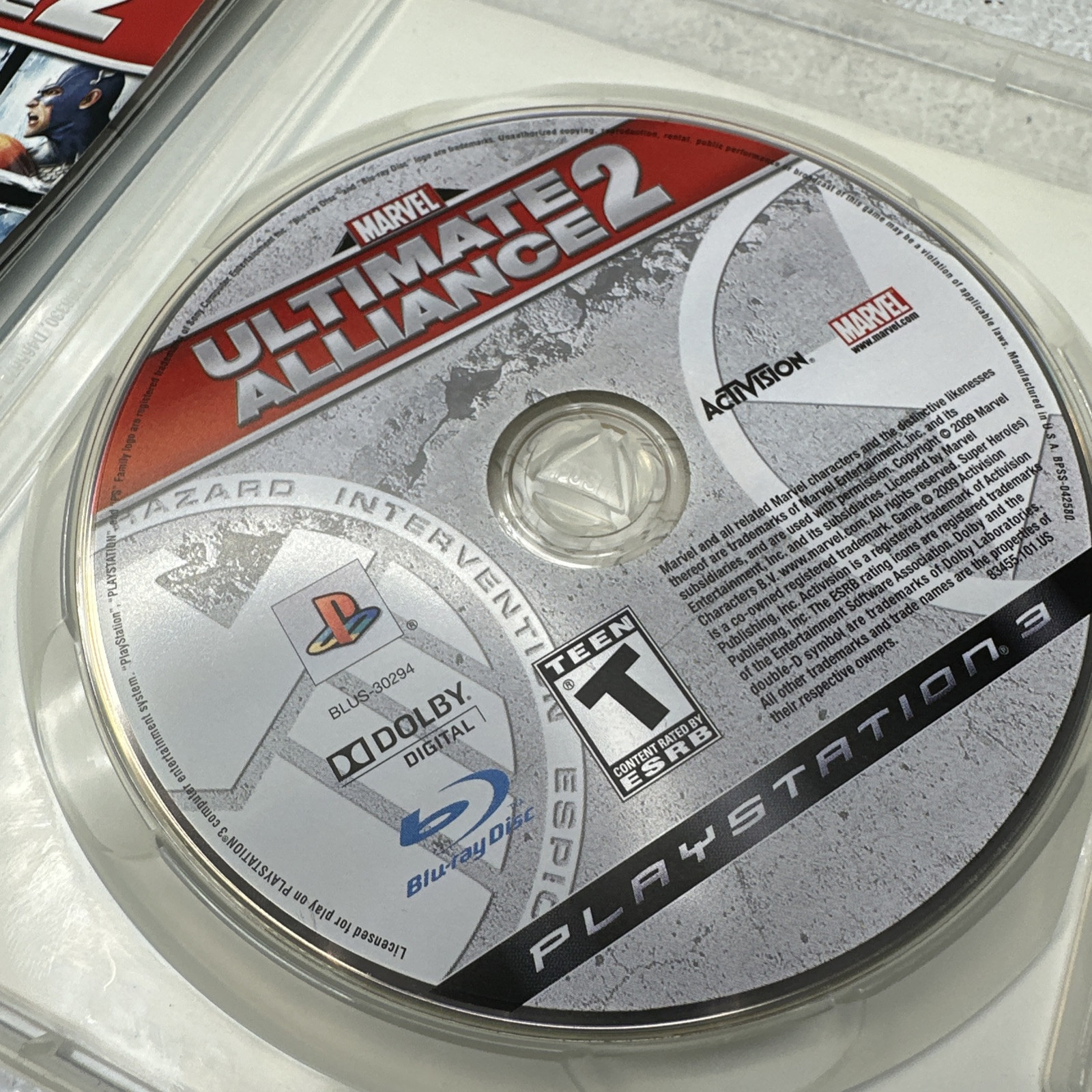 Marvel: Ultimate Alliance – PS3 (2006) CIB/Tested & Works!