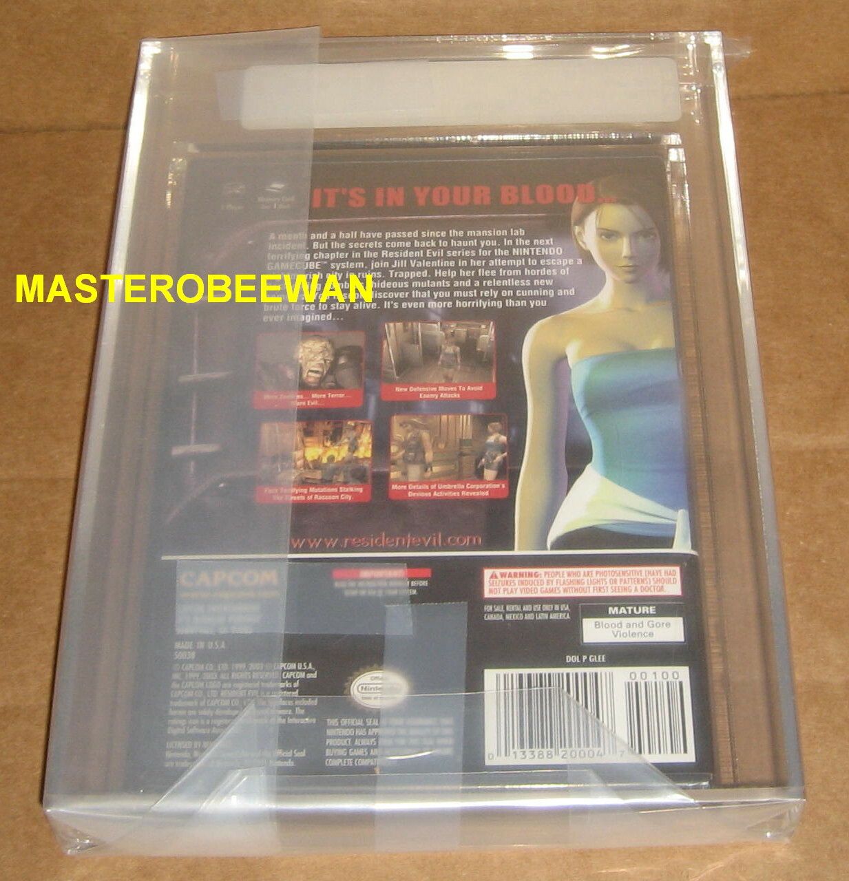 Resident Evil 3 Nemesis VGA 80 NM Black Label (Gamecube, 2004) GC Wii New Sealed