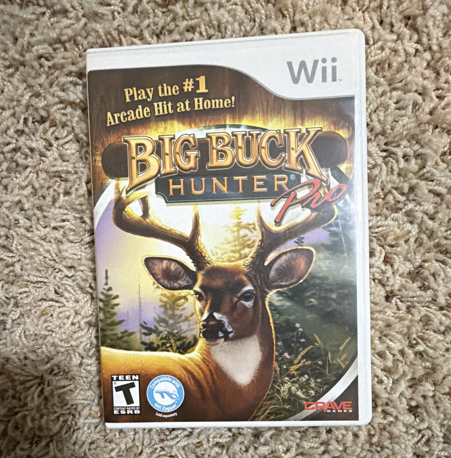 Crave Games Big Buck Hunter Pro Shooter/Hunting (Nintendo Wii) T NTSC Manual
