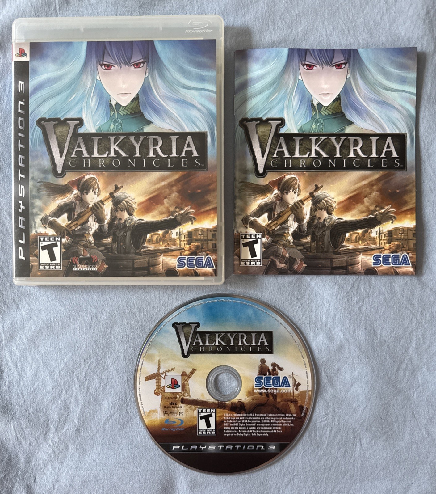 Valkyria Chronicles (Sony PlayStation 3, PS3, 2008) CIB Complete Tested Working