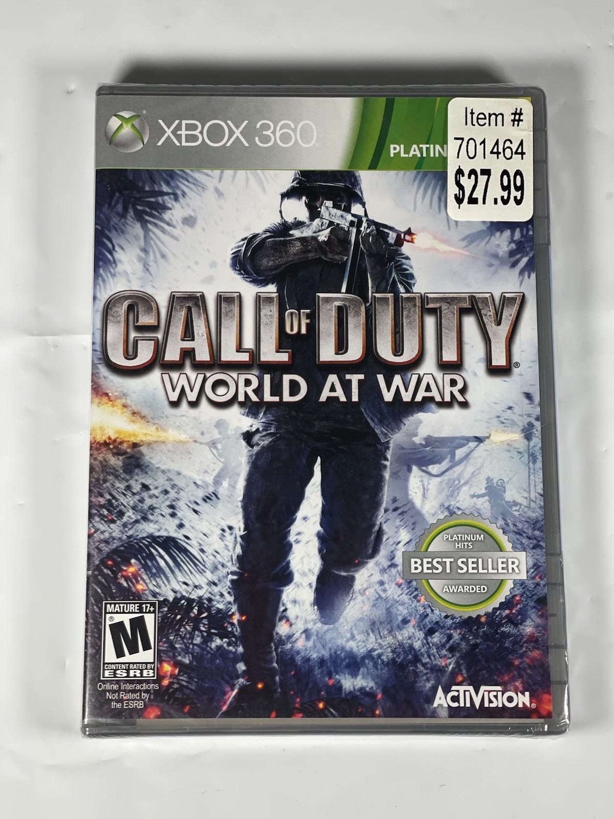 Call of Duty: World at War (Xbox 360, 2008) BRAND NEW