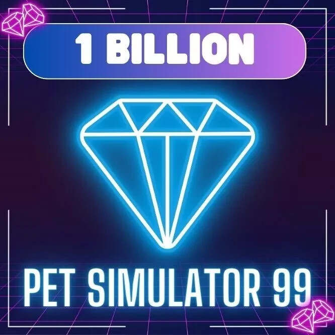 1B – 1 Billion Gems Diamond | Pet Simulator 99 ( Pet Sim 99 PS99 )