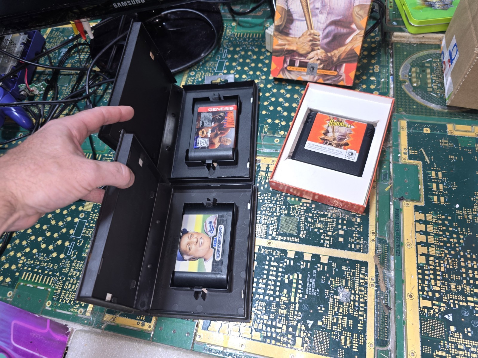 Forman For Real Sega Genisis & 2-Exact Others-READ ALL