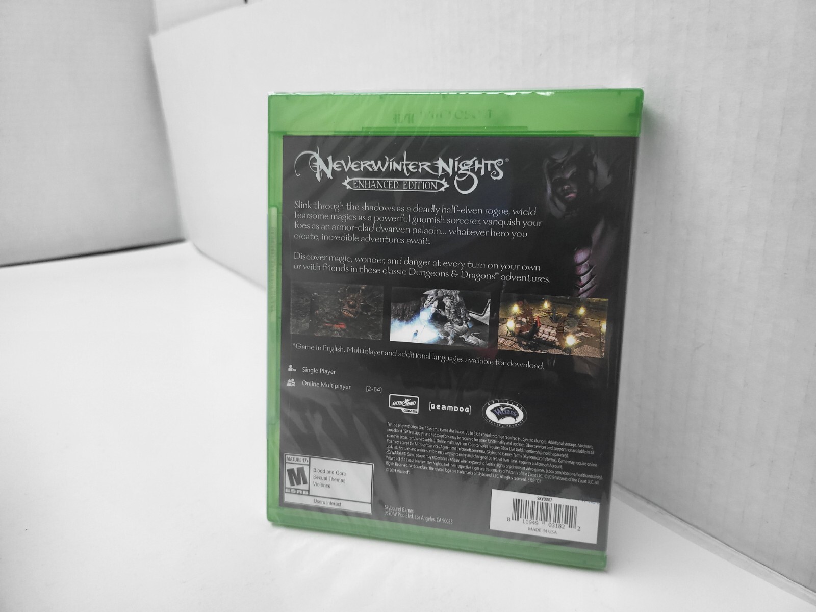 MINT NEW FACTORY SEALED NEVERWINTER NIGHTS GAME ENHANCED EDITION FOR XBOX ONE