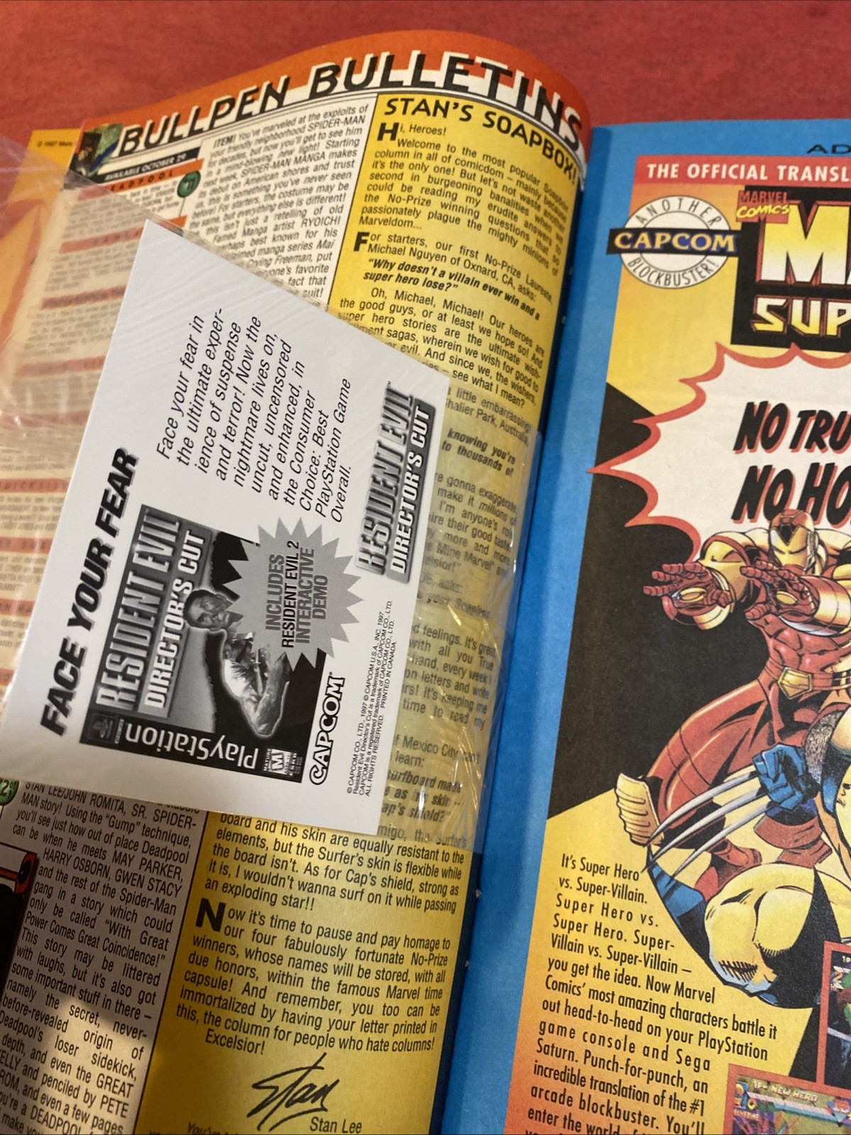 Vintage Marvel Comics X-Man Issue 33 Comic Book