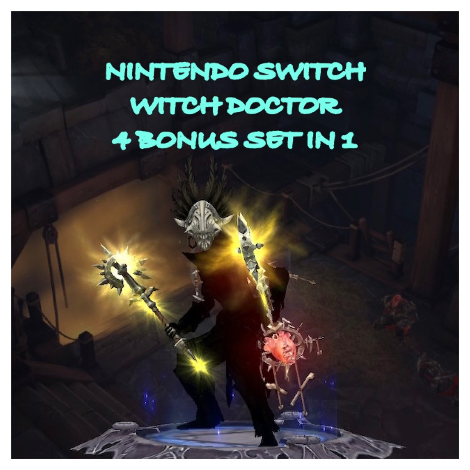 DIABLO 3 SWITCH SOFTCORE – WITCH DOCTOR MODDED WITH 4 BONUSES IN ONE SET ! ! !