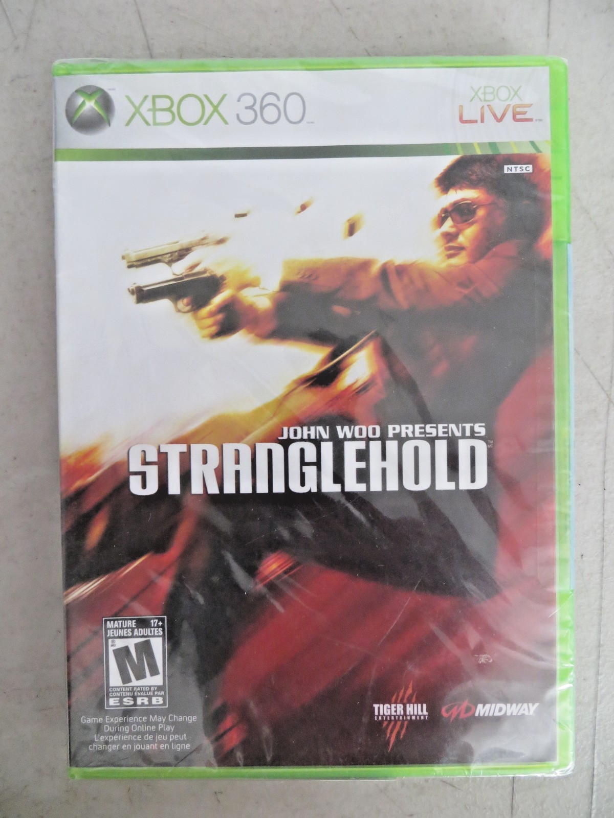 John Woo Presents – Stranglehold (Microsoft Xbox 360, 2007) Brand New Sealed