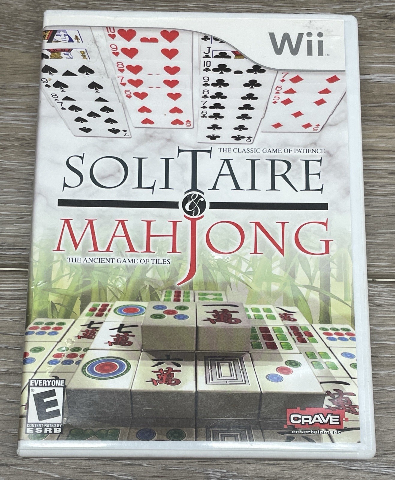 Solitaire Mahjong (Nintendo Wii) CIB – Free Shipping – Very Nice!!