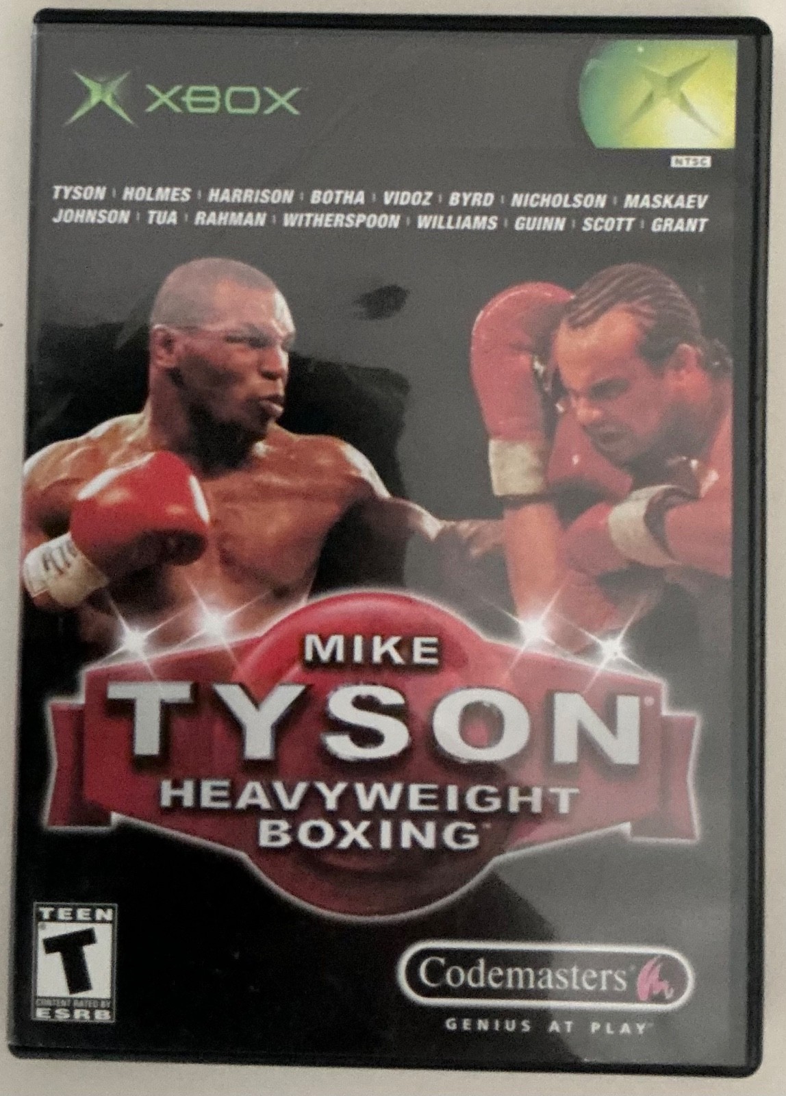 Mike Tyson Heavyweight Boxing Original Xbox Complete